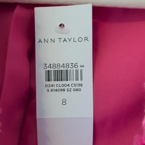 Beautiful Ann Taylor NWT Tweed Pink Women's Jacket & Dress - Picture 4 of 8